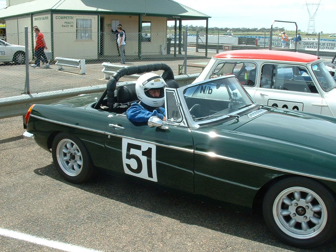 Garry Williams and his MGB