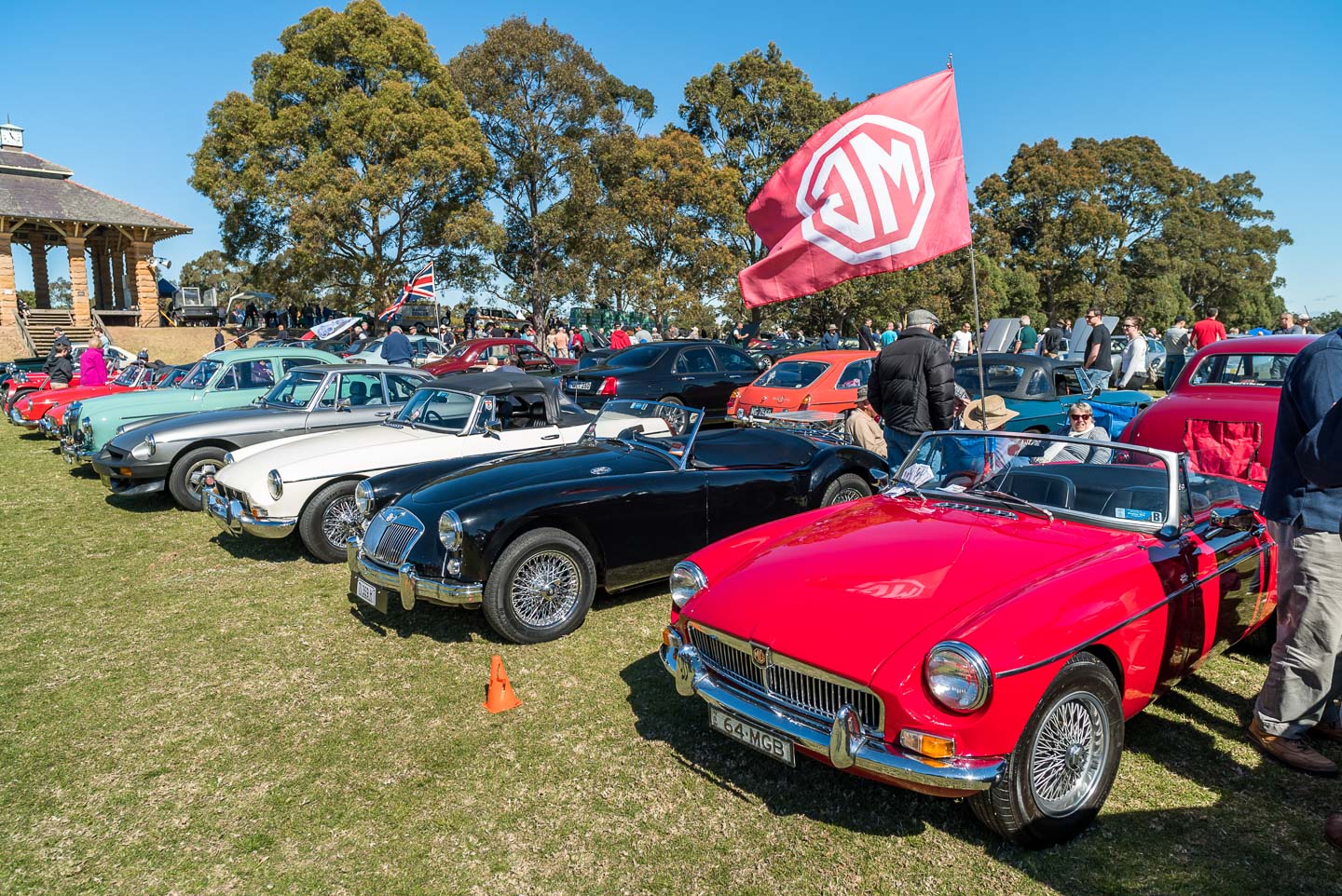 MG Car Club at the 2017 All British Day