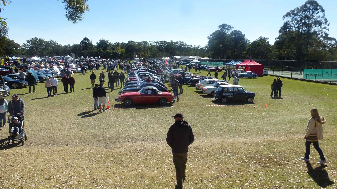 MG Car Club Illawarra Register at the 2017 All British Day