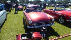 MG Car Club Illawarra Register at the 2017 All British Day