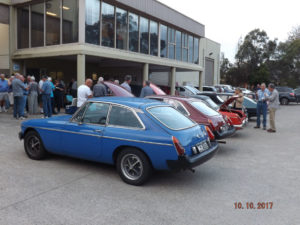 MG Car Club Sydney October Members Gathering MGB Special Presentation