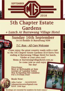 Fifth Chapter Estate Gardens Run