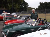 MG Car Club Display at CARnivale 2018