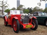 MG Car Club Display at CARnivale 2018