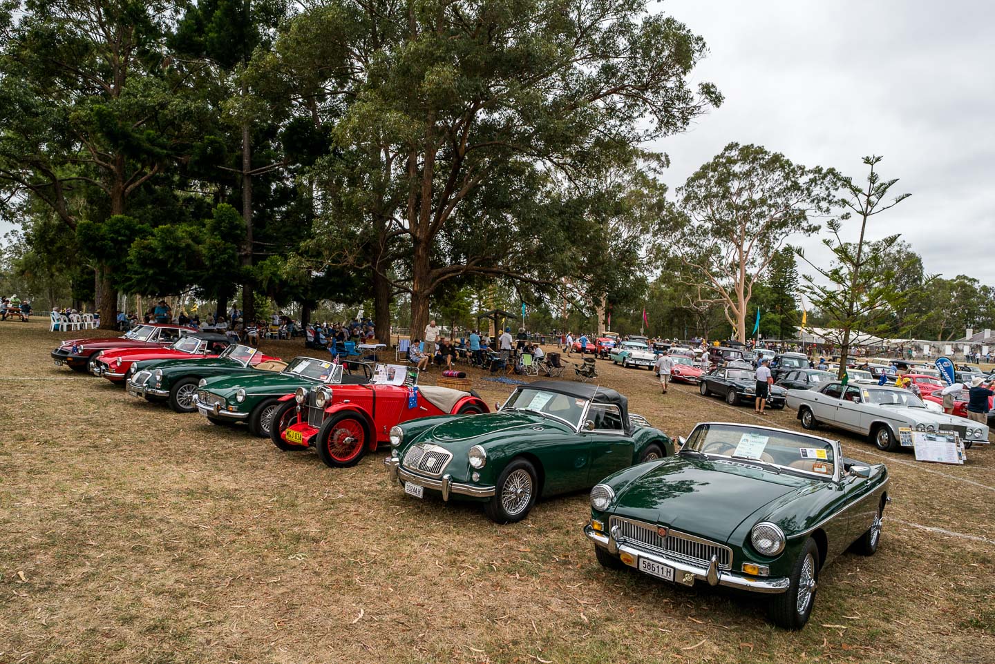 MG Car Club Display at CARnivale 2018