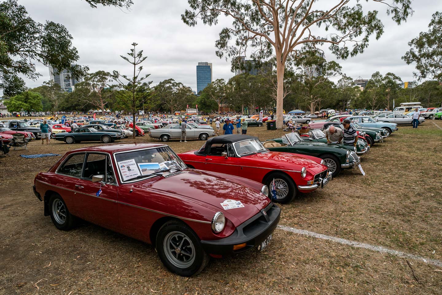 MG Car Club Display at CARnivale 2018