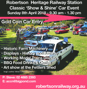Robertson Heritage Railway Station Classic Car Show