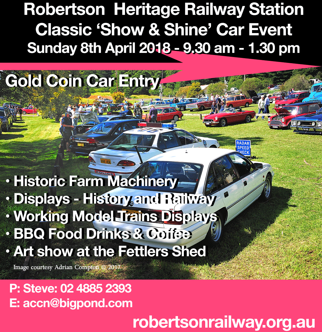 Robertson Heritage Railway Station Classic Car Show