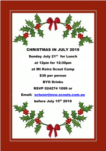 Christmas in July 2019