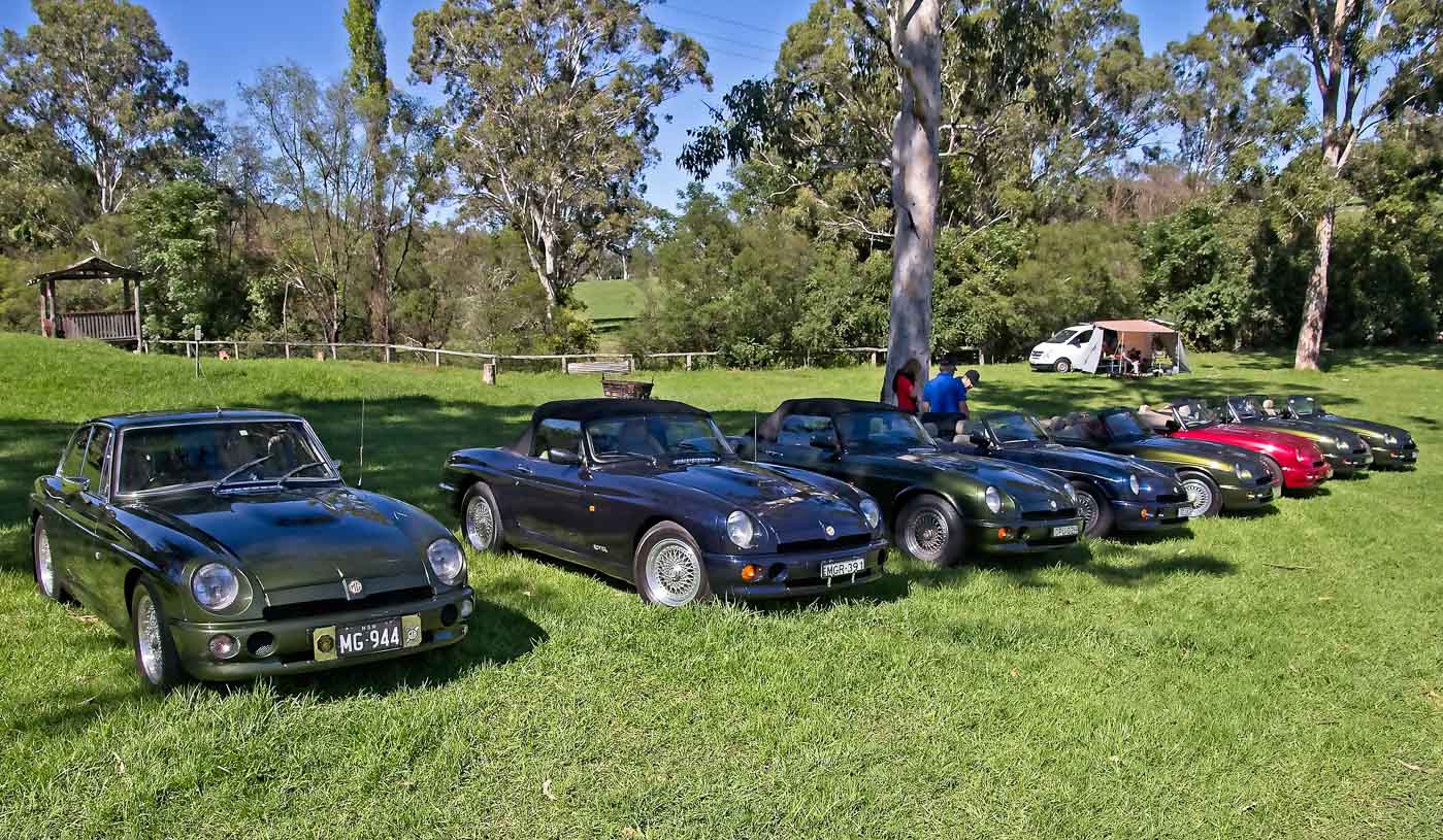 2019 MG RV8 Run to Wollombi Bob Parkinson