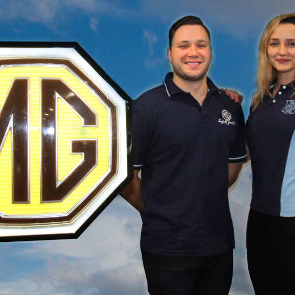 MG Car Club Sydney Sky Blue Polo Shirt