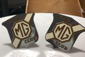 MG Car Club Grille Badges