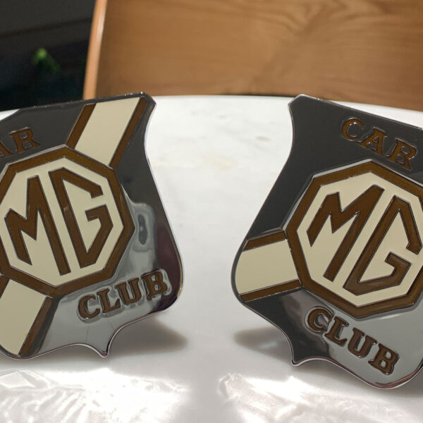 MG Car Club Grille Badges