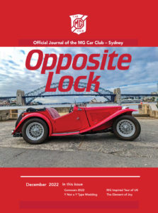 Opposite Lock, December 2022