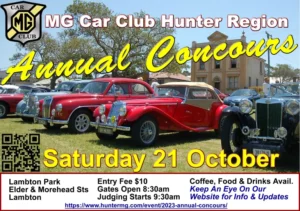 MG Hunter Region Concours 2023