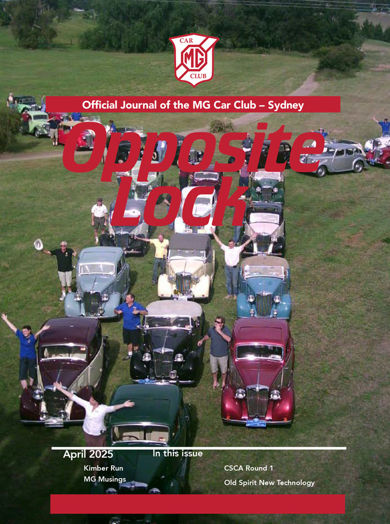 Opposite Lock, April 2025