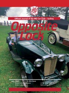 Opposite Lock July 2025