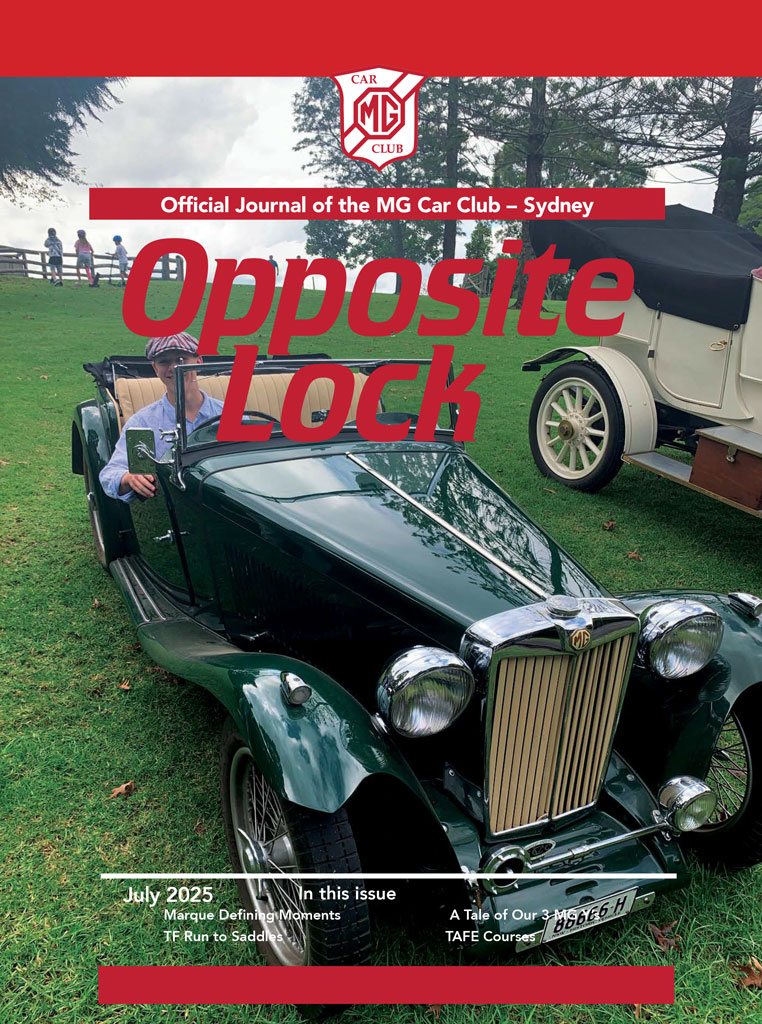 Opposite Lock July 2025