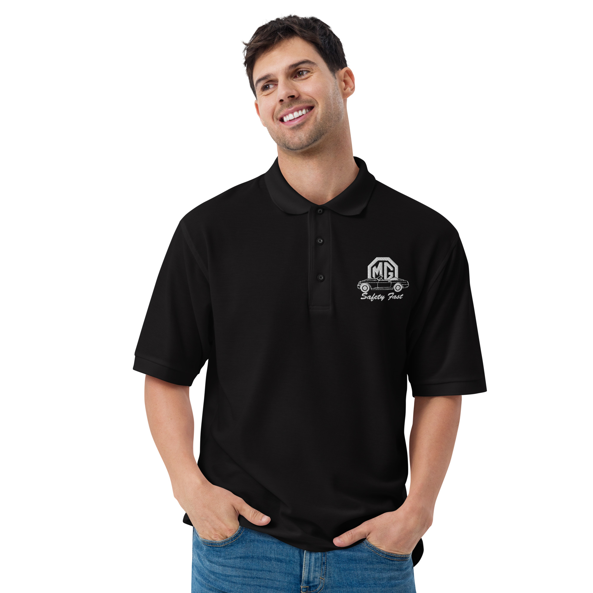 MG RV8 Safety Fast Polo - Mens - Image 2