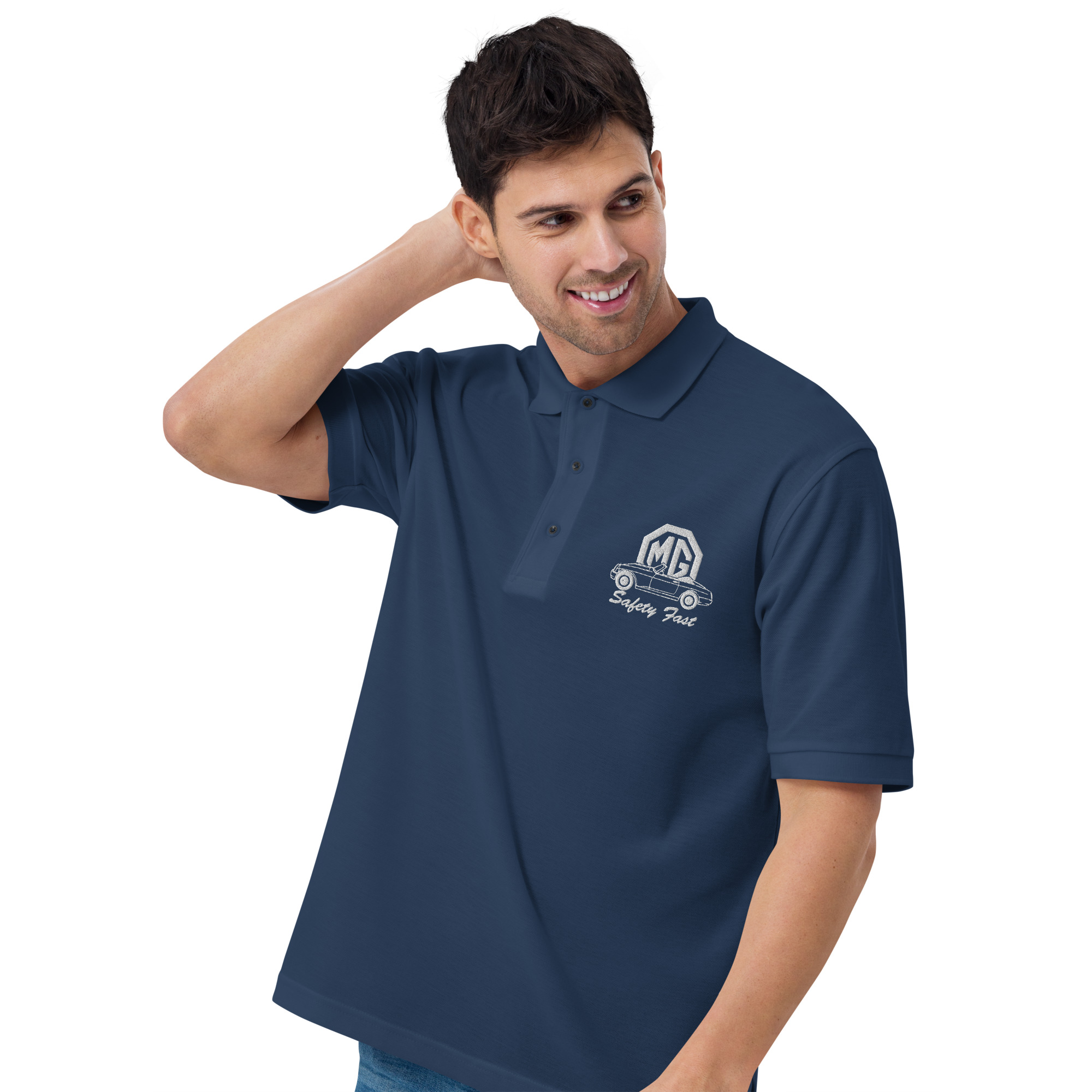 MG RV8 Safety Fast Polo - Mens - Image 8