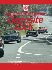 Opposite Lock, October 2025