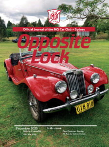 Opposite Lock, December 2025