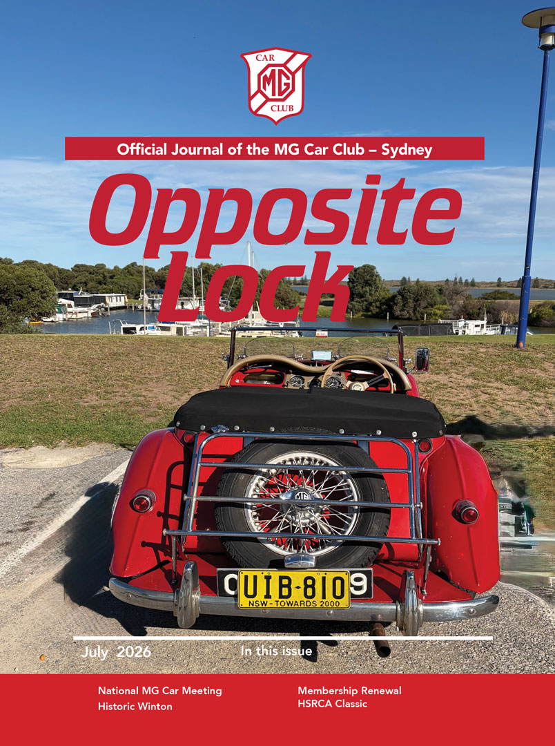 Opposite Lock, July 2026
